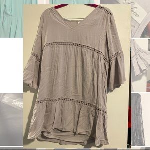 Light purple flows dress